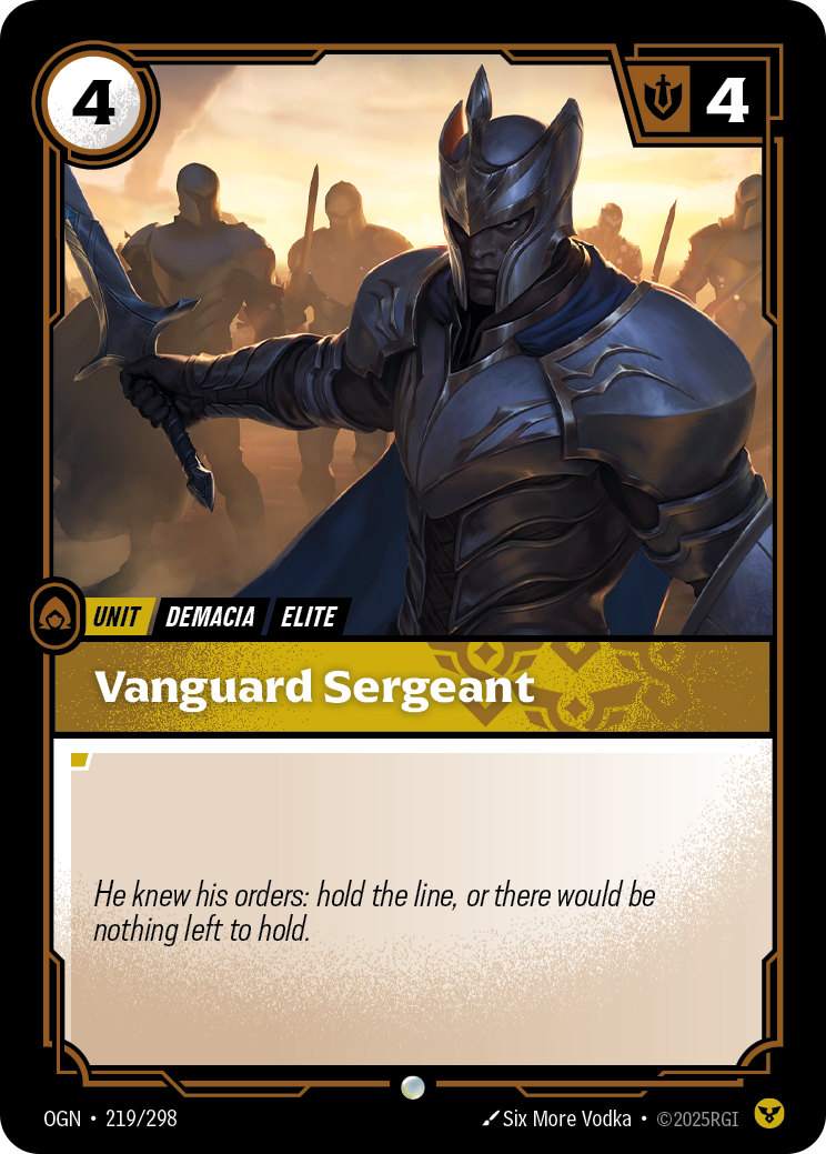 Vanguard Sergeant Riftbound card image