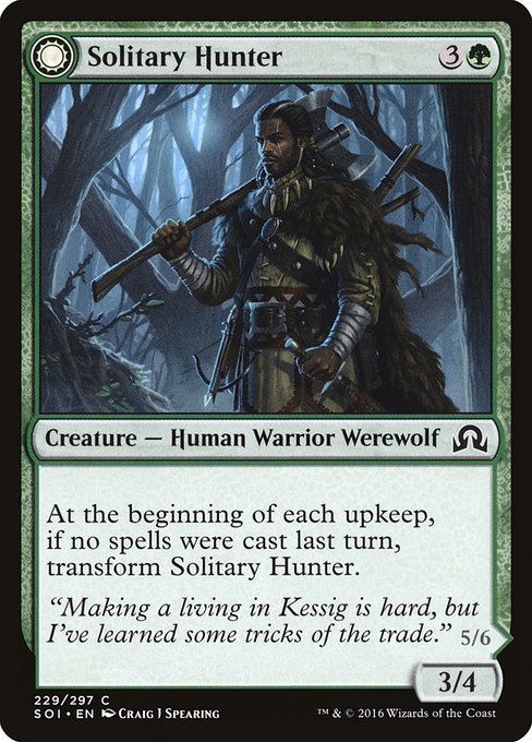 Solitary Hunter - Shadows over Innistrad #229