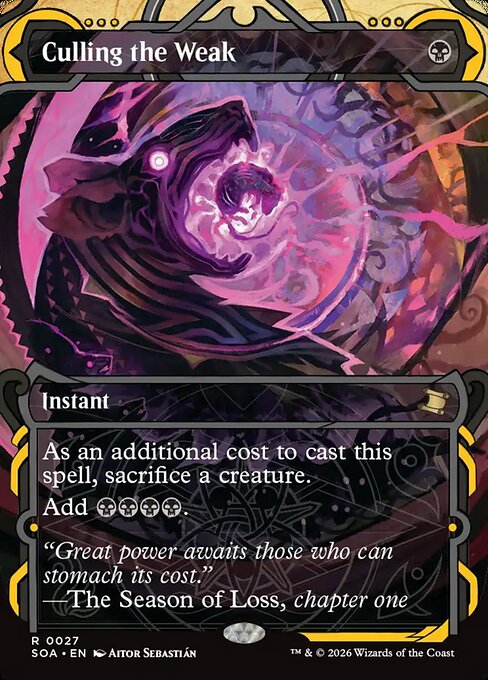 Culling the Weak - Secrets of Strixhaven Mystical Archive #27
