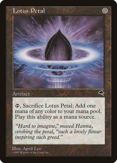 Lotus Petal Tempest Magic: The Gathering card image