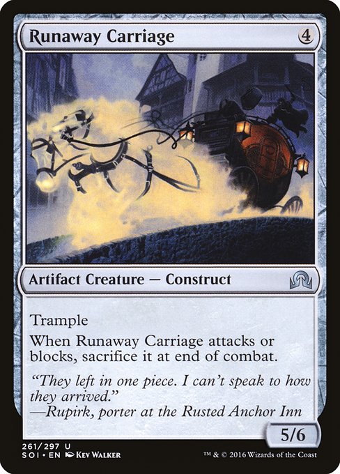 Runaway Carriage - Shadows over Innistrad #261