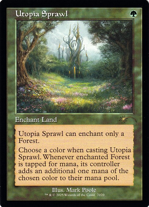 Utopia Sprawl Secret Lair Drop Magic: The Gathering card image