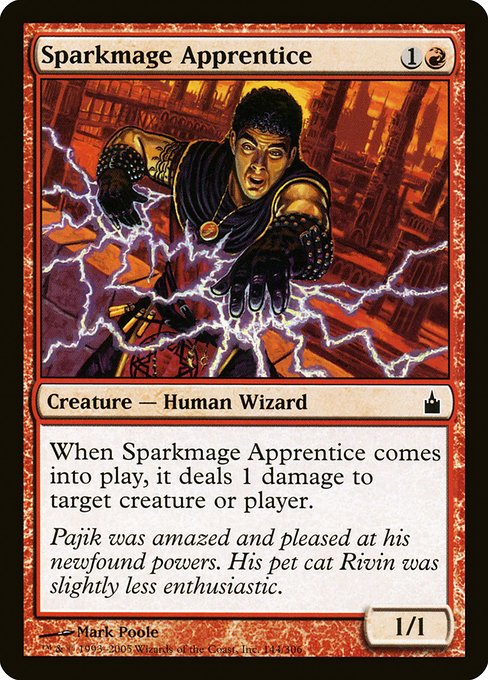 Sparkmage Apprentice - Ravnica: City of Guilds #144