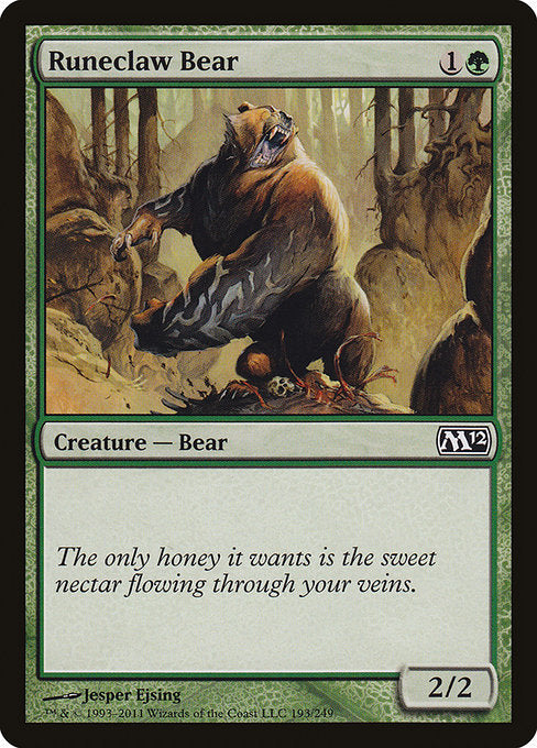 Runeclaw Bear - Magic 2012 #193