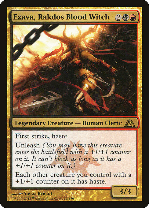 Exava, Rakdos Blood Witch - Dragon's Maze #69