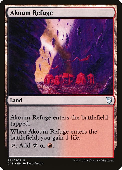 Akoum Refuge - Commander 2018 #231