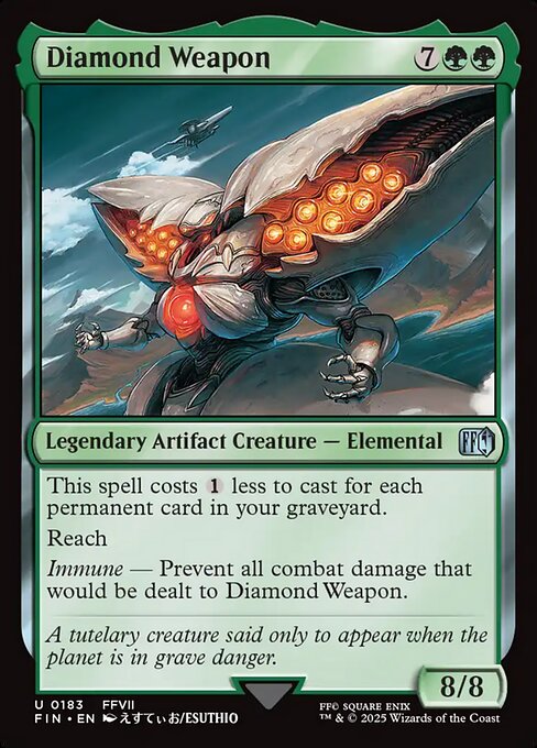 Diamond Weapon Final Fantasy Magic: The Gathering card image