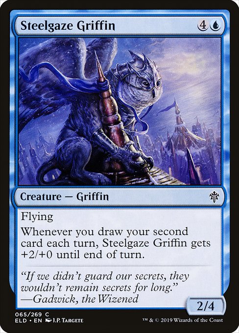 Steelgaze Griffin - Throne of Eldraine #65