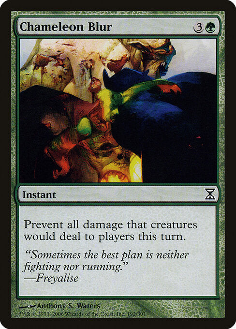 Chameleon Blur Time Spiral Non-Foil