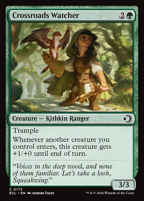 Crossroads Watcher Lorwyn Eclipsed Magic: The Gathering card image
