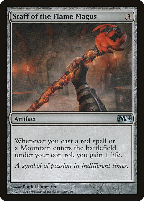 Staff of the Flame Magus - Magic 2014 #220