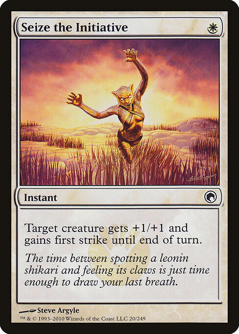 Seize the Initiative Scars of Mirrodin Magic: The Gathering card image