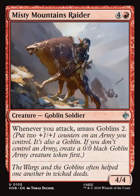 Misty Mountains Raider HOB 105