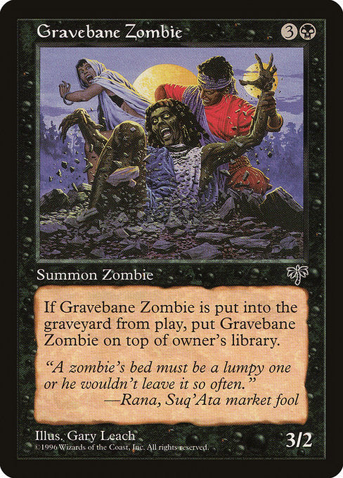 Gravebane Zombie - Mirage #127