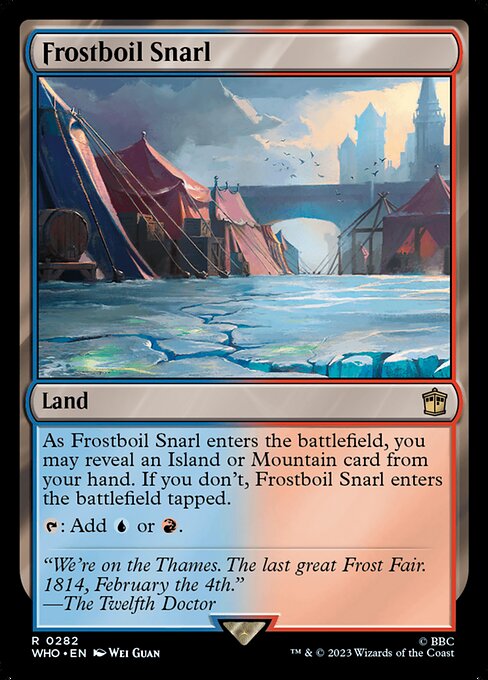 Frostboil Snarl - Doctor Who #282 Magic: The Gathering card image