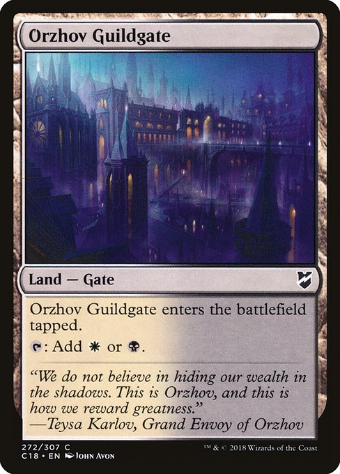 Orzhov Guildgate - Commander 2018 #272