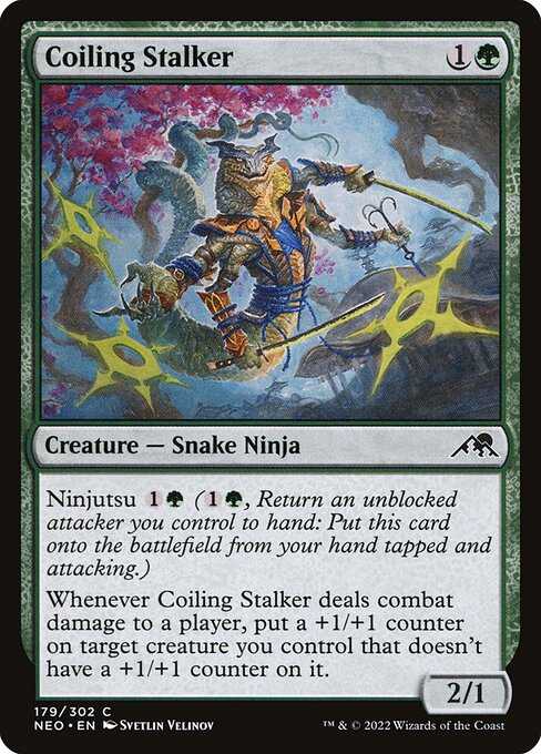 Coiling Stalker - Kamigawa: Neon Dynasty #179
