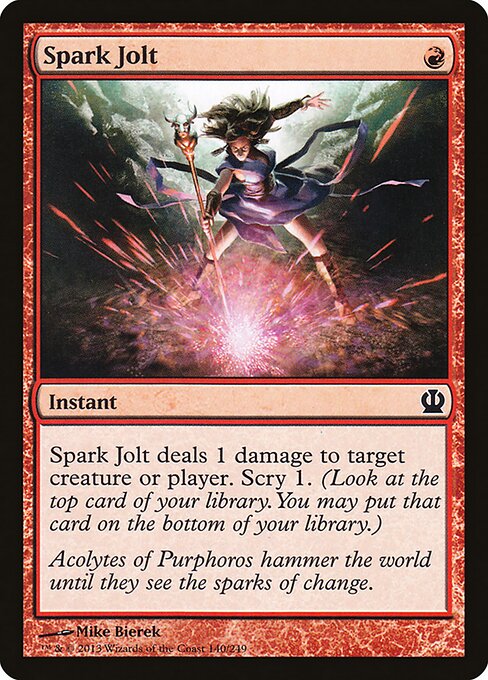 Spark Jolt Theros Magic: The Gathering card image