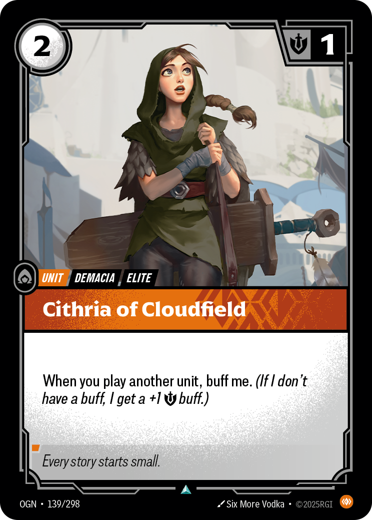 Cithria of Cloudfield Riftbound card image