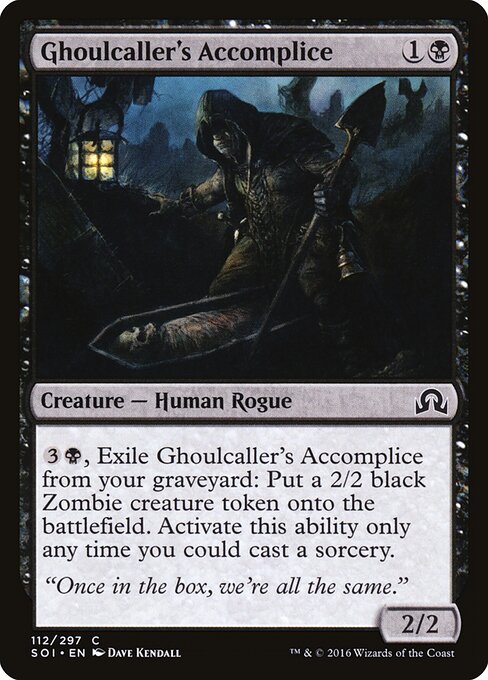 Ghoulcaller's Accomplice Shadows over Innistrad Magic: The Gathering card image