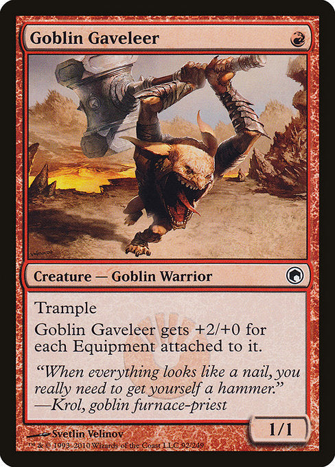Goblin Gaveleer - Scars of Mirrodin #92 Magic: The Gathering card image