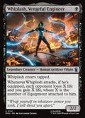 Whiplash, Vengeful Engineer Marvel Super Heroes Magic: The Gathering card image