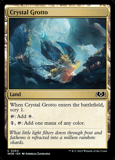 Crystal Grotto - Wilds of Eldraine #254