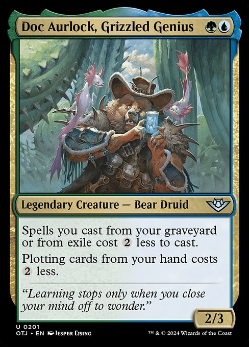 Doc Aurlock, Grizzled Genius Outlaws of Thunder Junction Magic: The Gathering card image