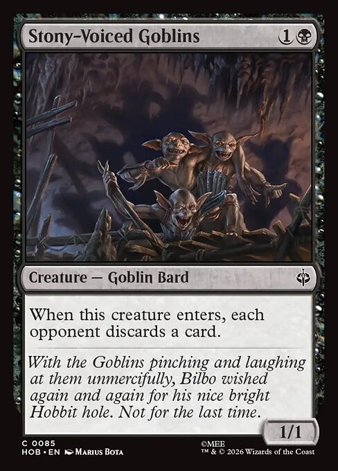 Stony-Voiced Goblins HOB 85