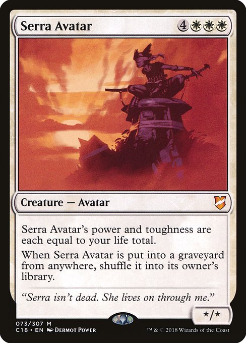 Serra Avatar - Commander 2018 #73