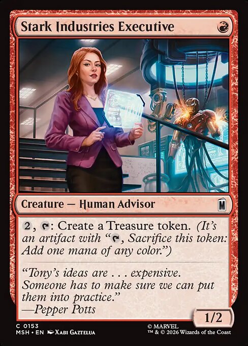 Stark Industries Executive Marvel Super Heroes Magic: The Gathering card image