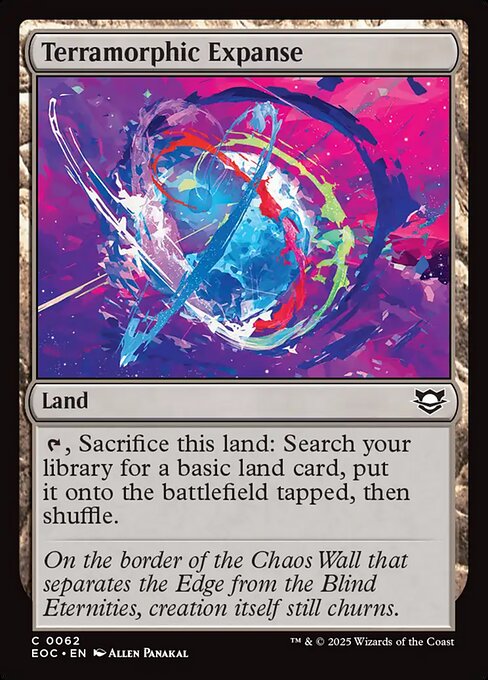Terramorphic Expanse - Edge of Eternities Commander #62