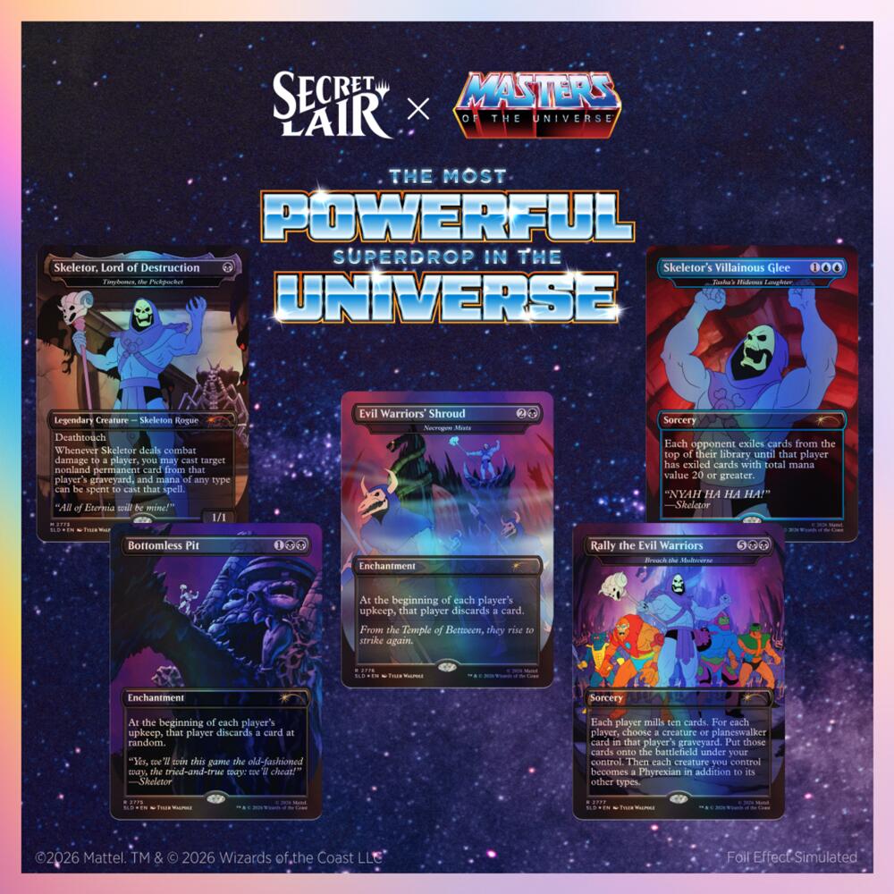 Secret Lair Drop Traditional Foil Masters of the Universe Nyah-Ha-HA unopened