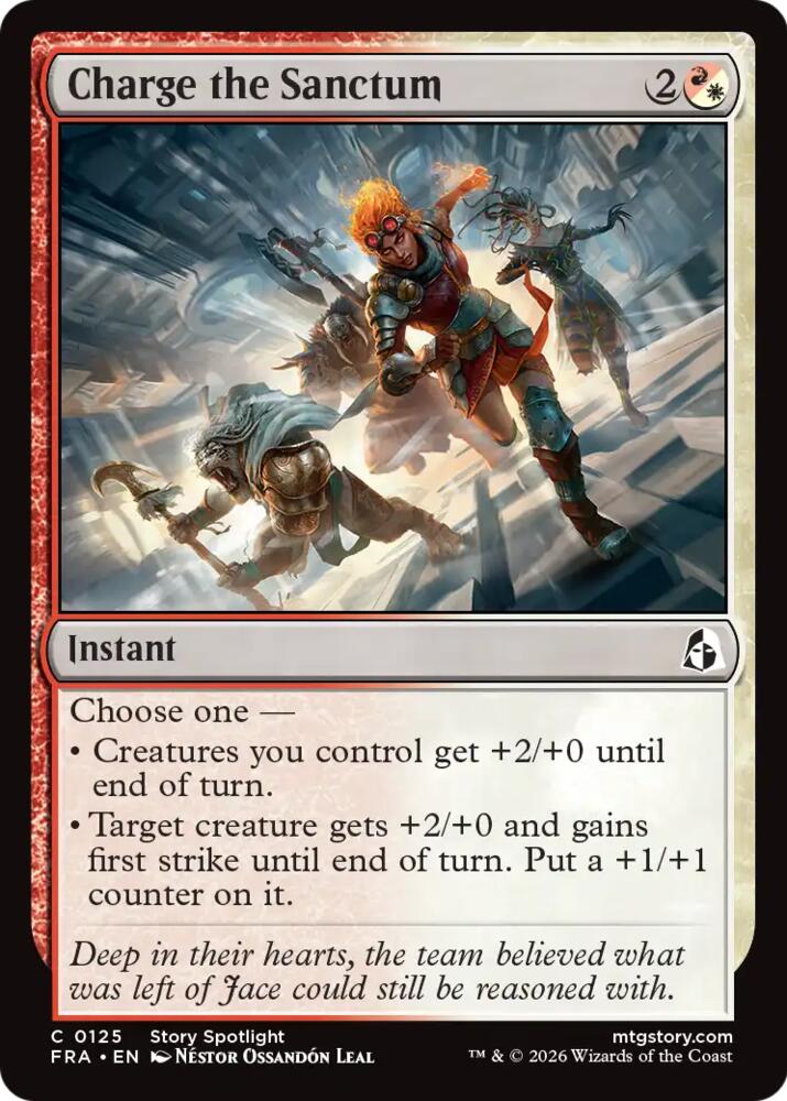 Charge the Sanctum #125 Foil