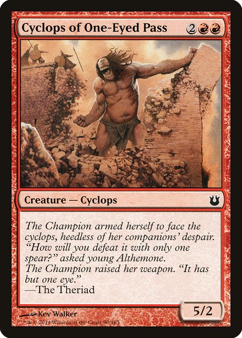 Cyclops of One-Eyed Pass - Born of the Gods #90