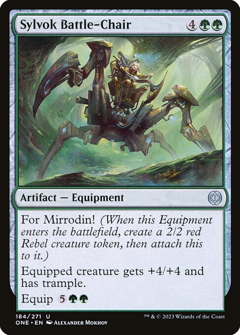 Sylvok Battle-Chair - Phyrexia: All Will Be One #184