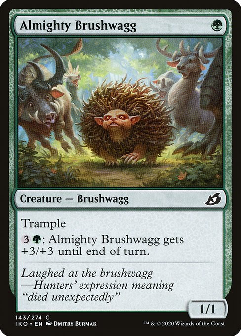 Almighty Brushwagg - Ikoria: Lair of Behemoths #143