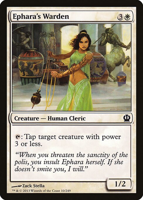 Ephara's Warden Theros Magic: The Gathering card image