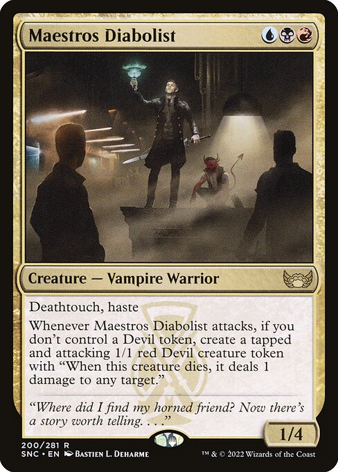 Maestros Diabolist - Streets of New Capenna #200
