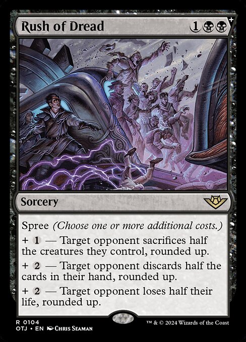 Rush of Dread - Outlaws of Thunder Junction #104 Magic: The Gathering card image