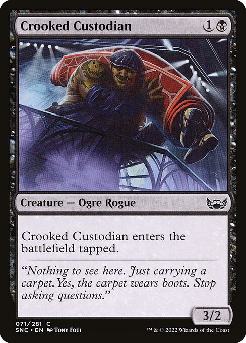 Crooked Custodian Streets of New Capenna Magic: The Gathering card image