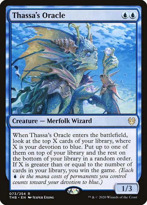 Thassa's Oracle - Theros Beyond Death #73 Magic: The Gathering card image