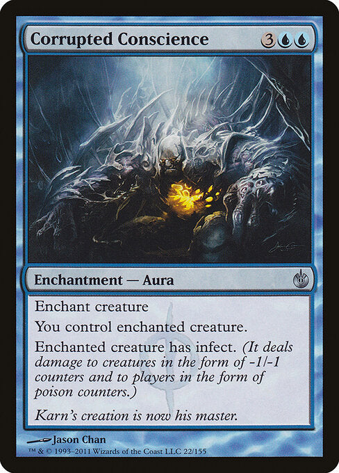 Corrupted Conscience Mirrodin Besieged Magic: The Gathering card image