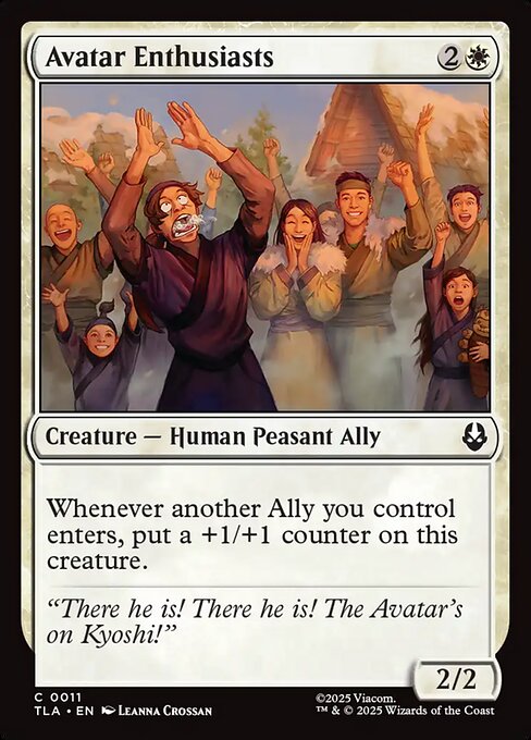 Avatar Enthusiasts - Avatar: The Last Airbender #11 Magic: The Gathering card image
