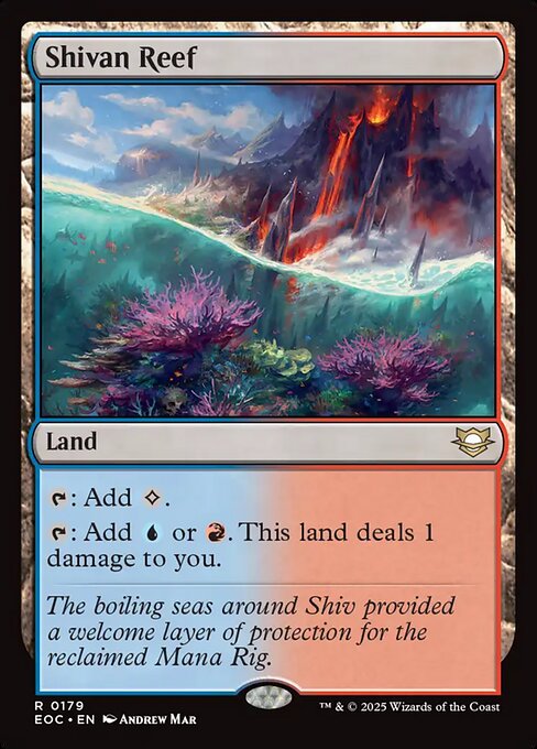 Shivan Reef - Edge of Eternities Commander #179