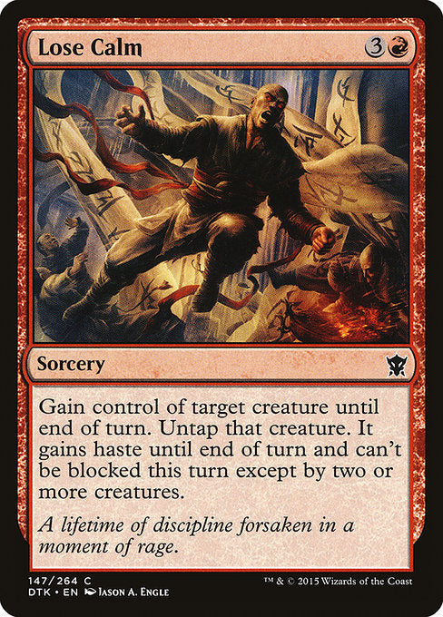 Lose Calm - Dragons of Tarkir #147