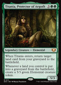 Titania, Protector of Argoth Edge of Eternities Commander Magic: The Gathering card image