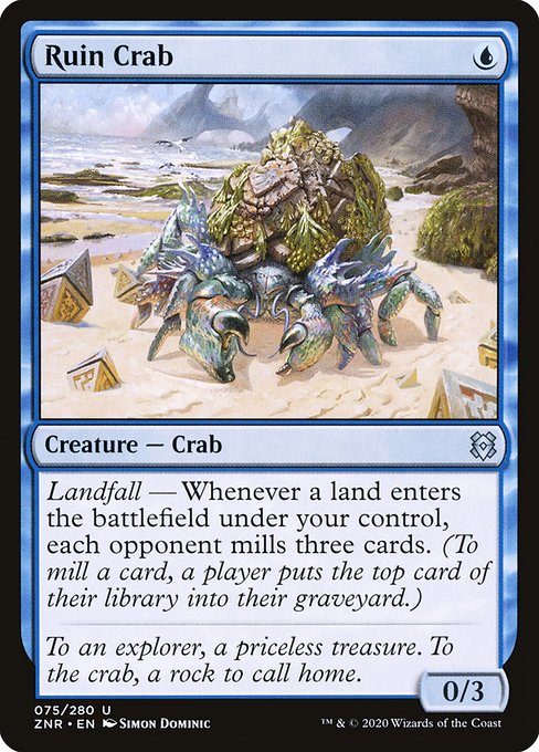 Ruin Crab - Zendikar Rising #75