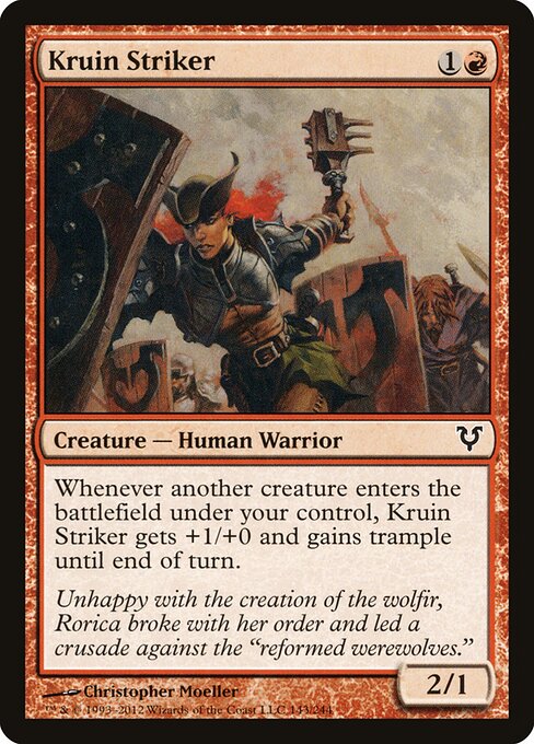 Kruin Striker Avacyn Restored Magic: The Gathering card image