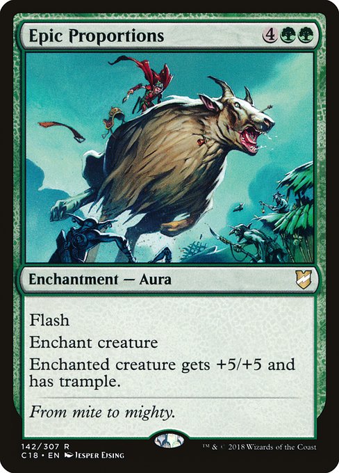 Epic Proportions - Commander 2018 #142